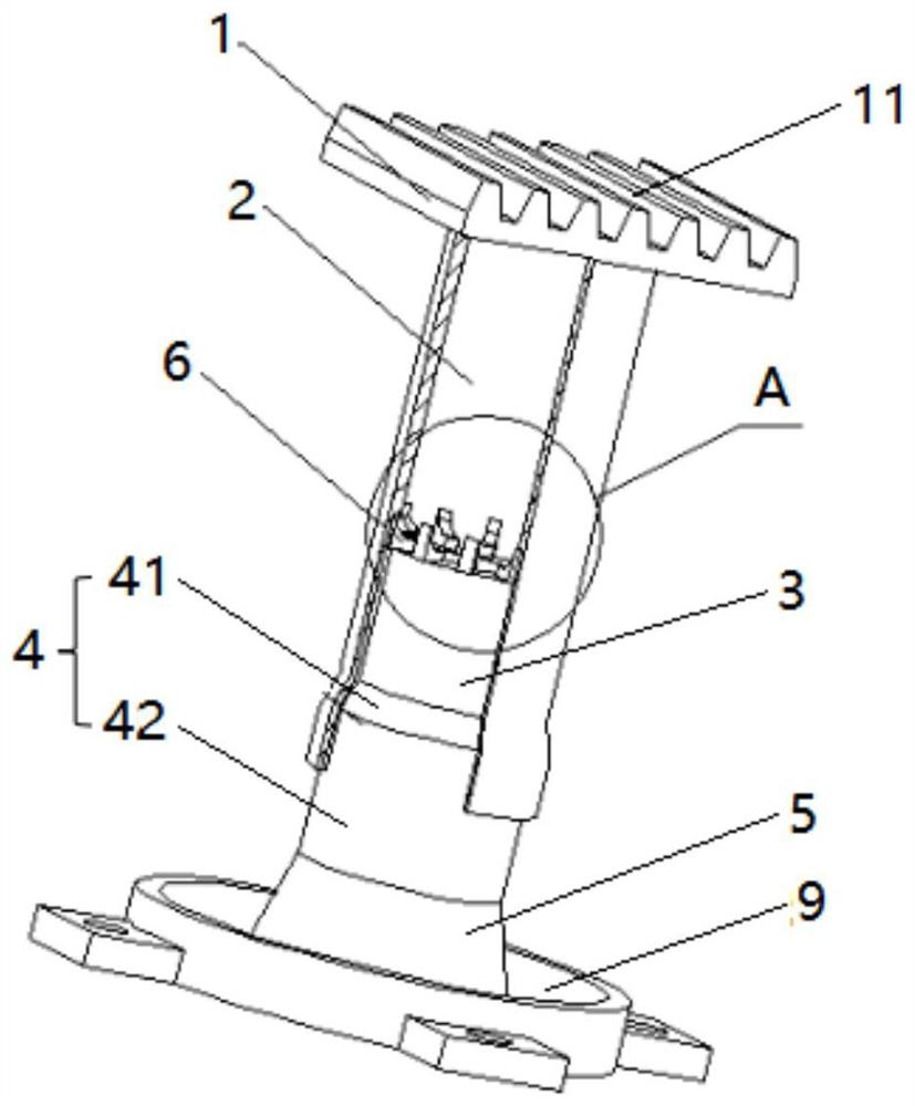 Metal energy absorption device