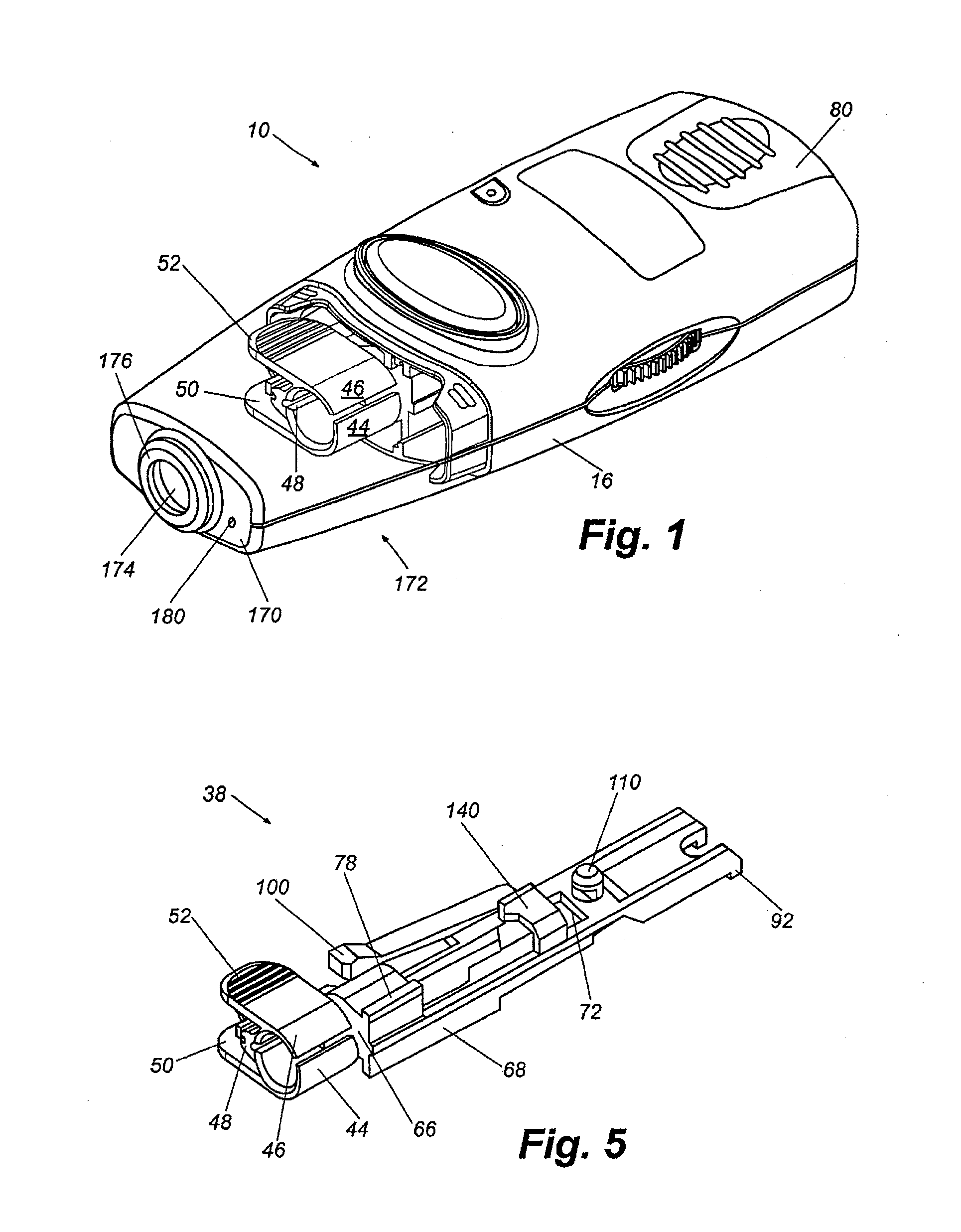 Lancing device and method of sample collection