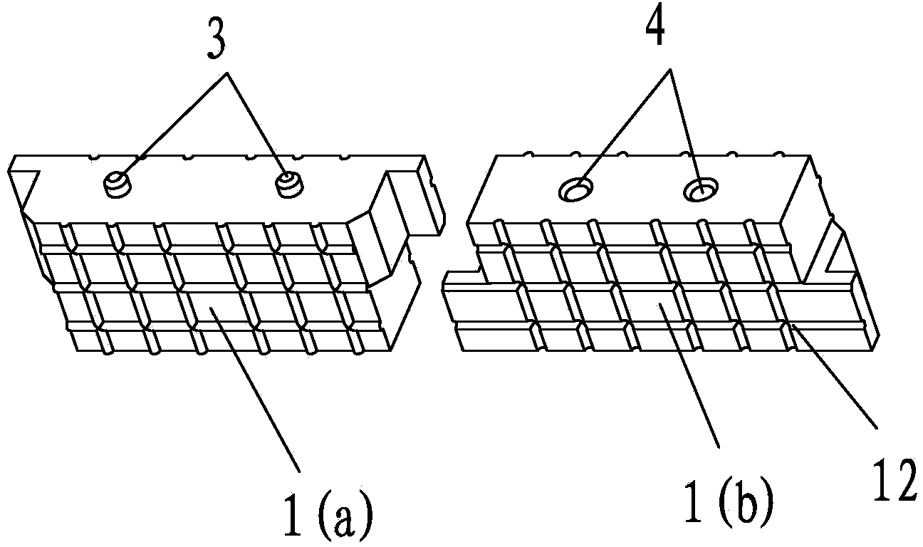 Improved brick structure for grate cooler parapet