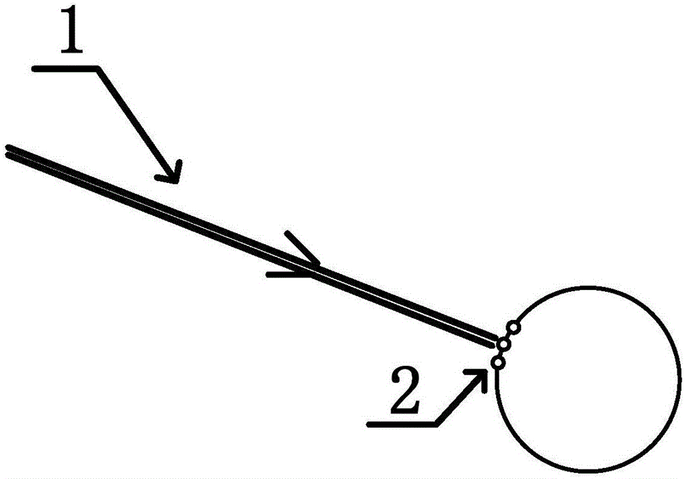 Processing method and device for inner hole of tempered glass