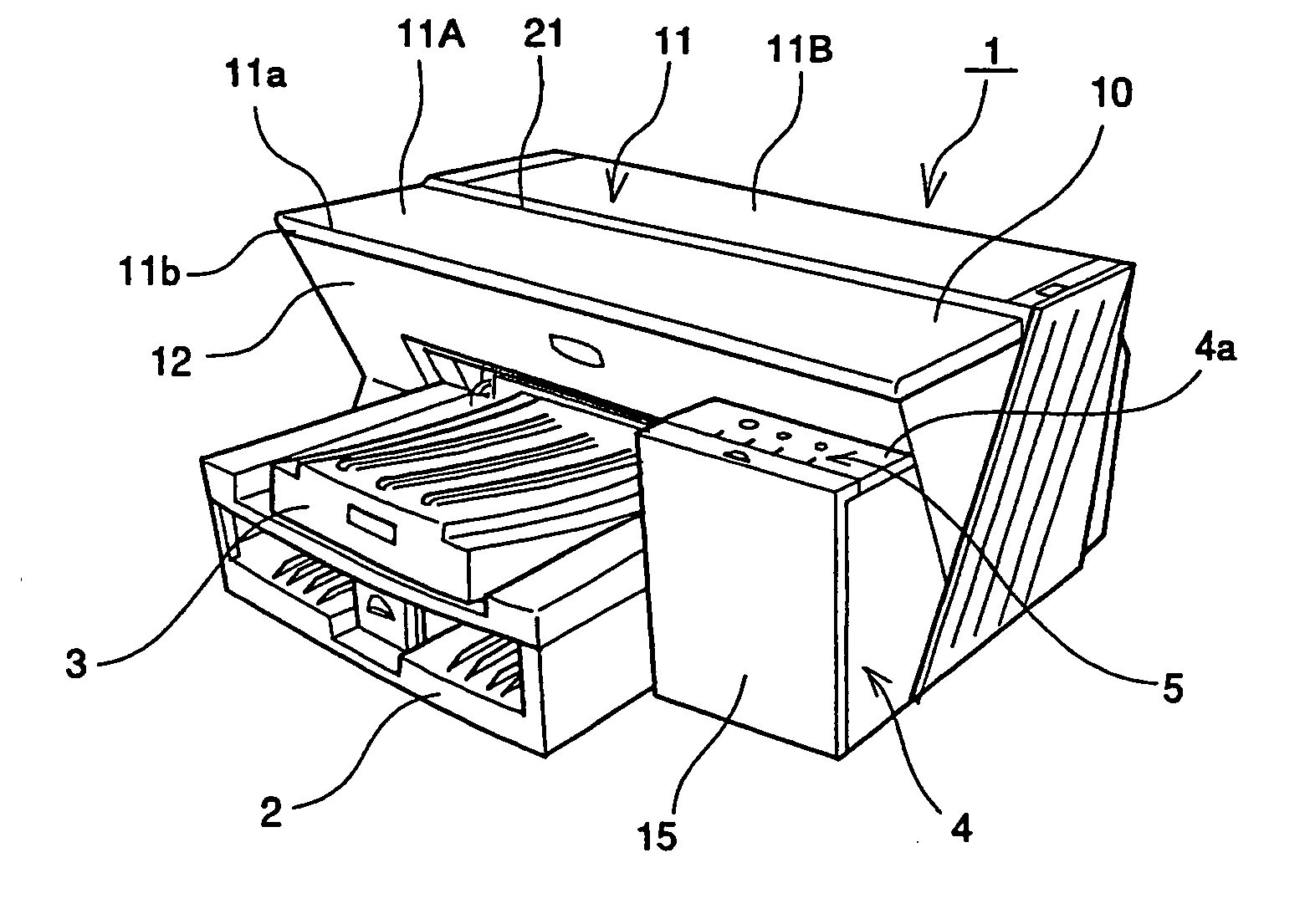 Compact front-operable image forming apparatus