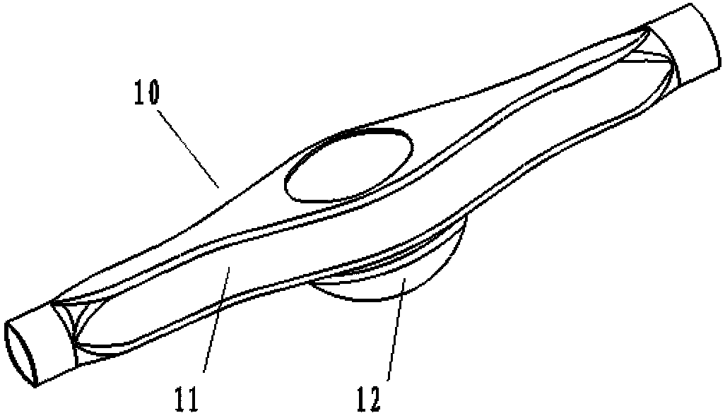 Automobile axle housing, automobile axle housing forming die and automobile axle housing forming method