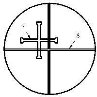 Autocollimation indication error detection method and device using same