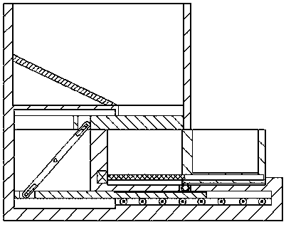 Novel feed supplying device for livestock culture