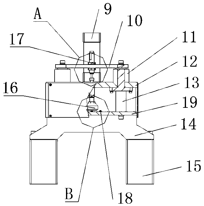 Flexible gripper device for robot