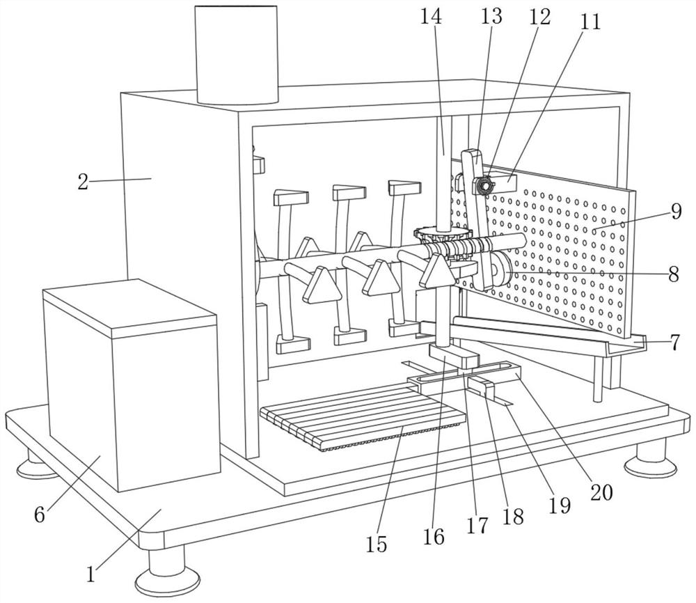 Flue gas emission detection and extraction device of desulfurization, denitrification and dust removal all-in-one machine