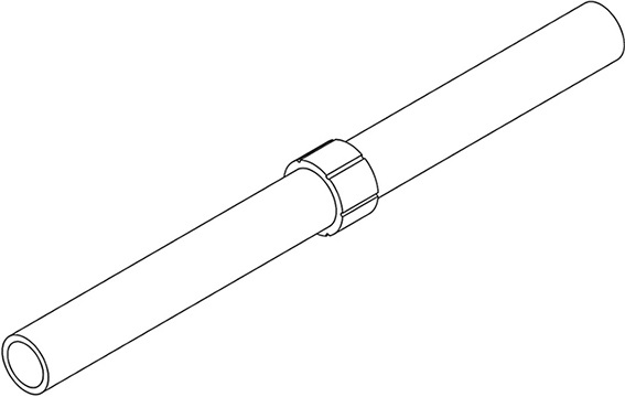 A power nipple assembly of a double-layer drill string anti-deflection and straight drilling tool