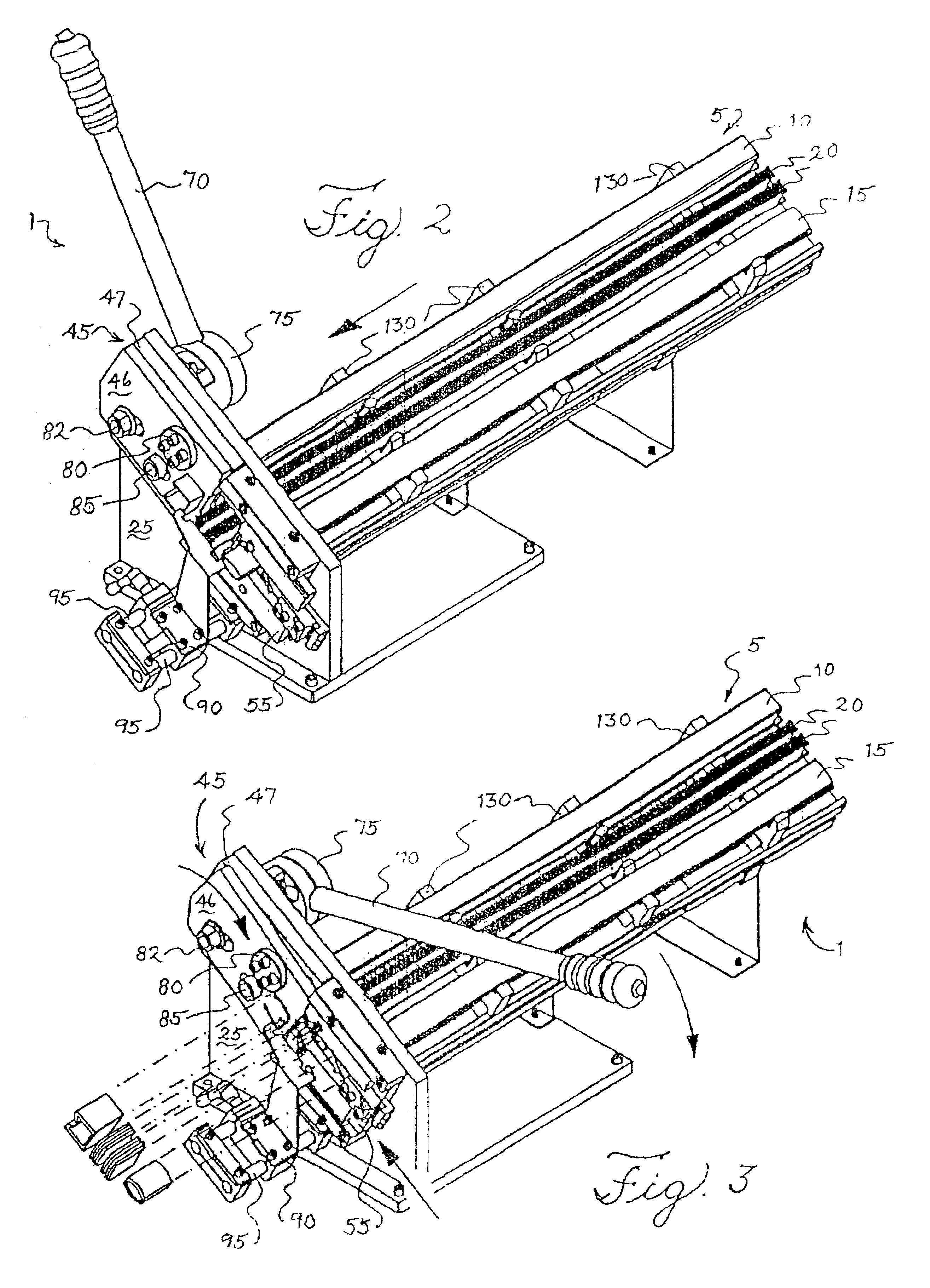 Cutting apparatus and method for venetian blinds