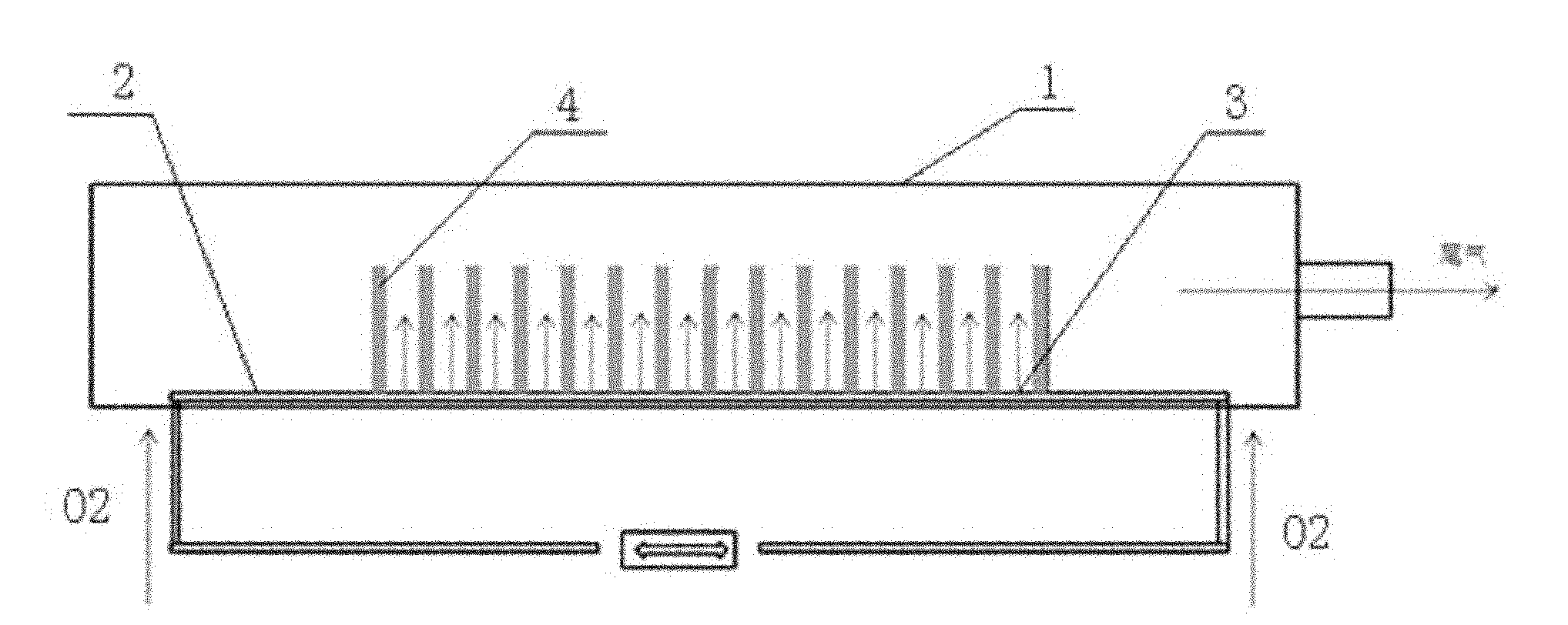 Two-end gas intake device for phosphorous diffusion furnace tube