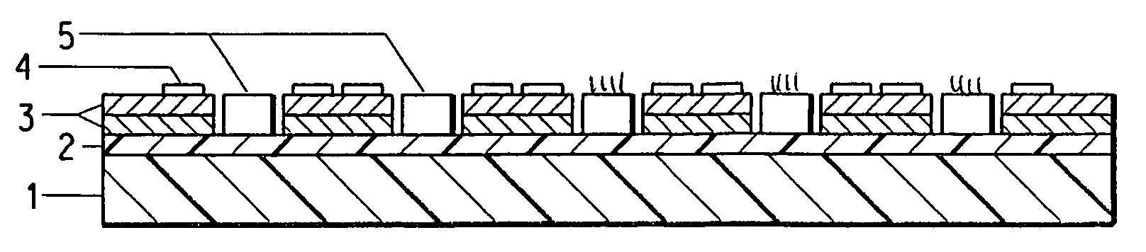 Process for improving the emission of electron field emitters