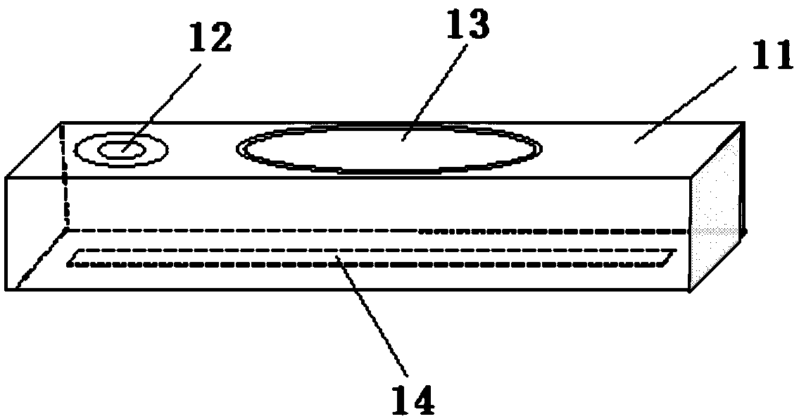 Detection card, detection box of cryptococcus and preparation method of detection card and box