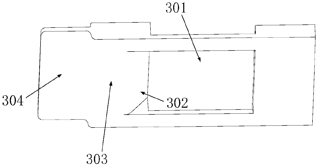 Interlocking and unlocking device for spatial extending arm