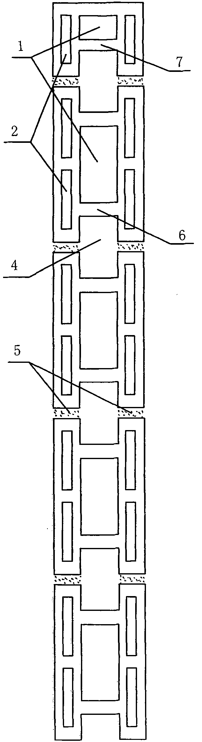 I-shaped hollow building block