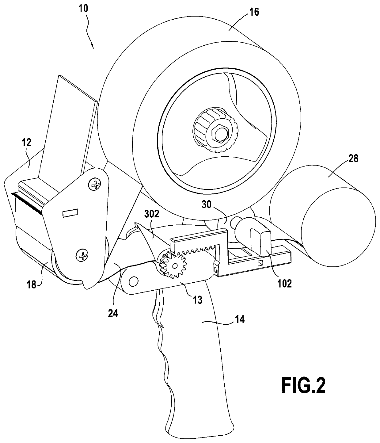 Hand-held handle dispenser