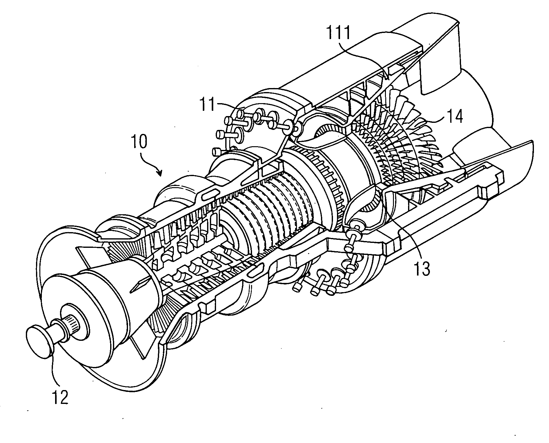 Device for determining the distance between a rotor blade and a wall of a turbine engine surrounding the rotor blade