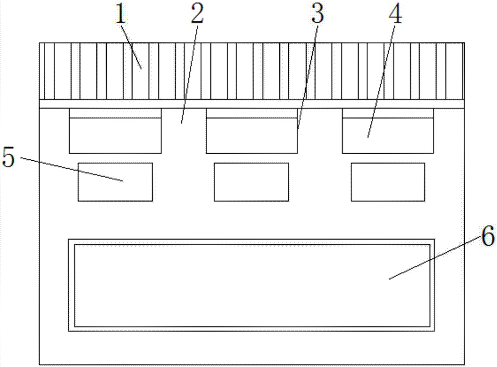 Domestic garbage storage and disposal device