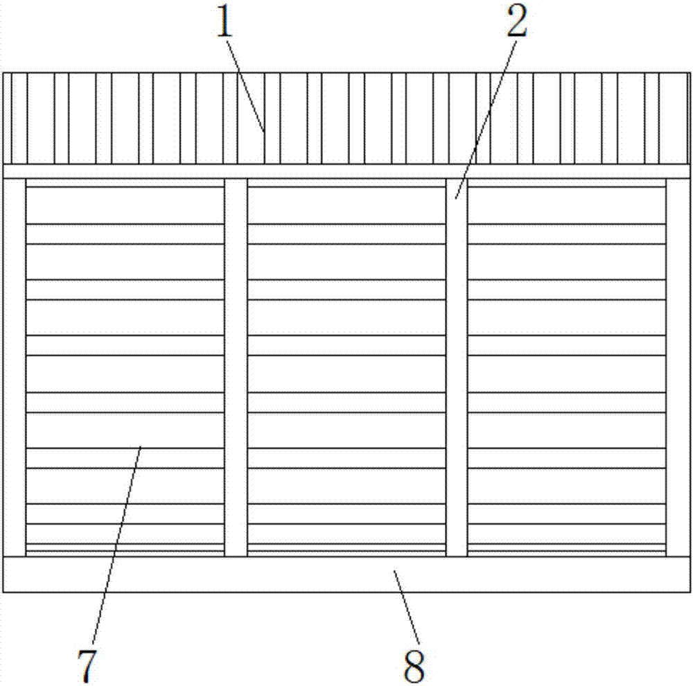 Domestic garbage storage and disposal device