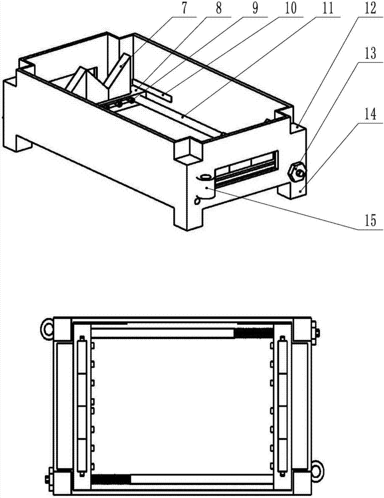 Integrated multifunction box used for crankshaft transferring