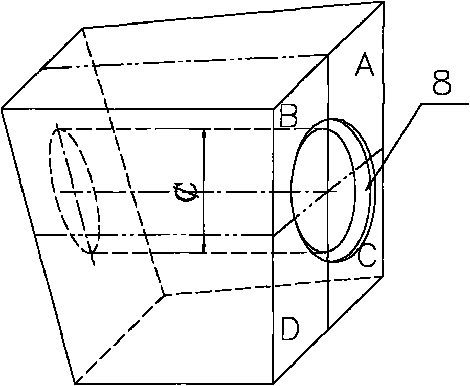 Steel tapping hole assembled outside converter and masonry method thereof