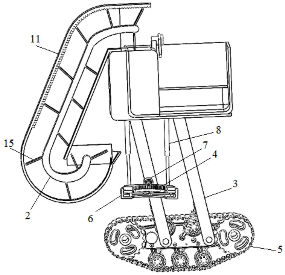 Full-automatic pineapple picking machine