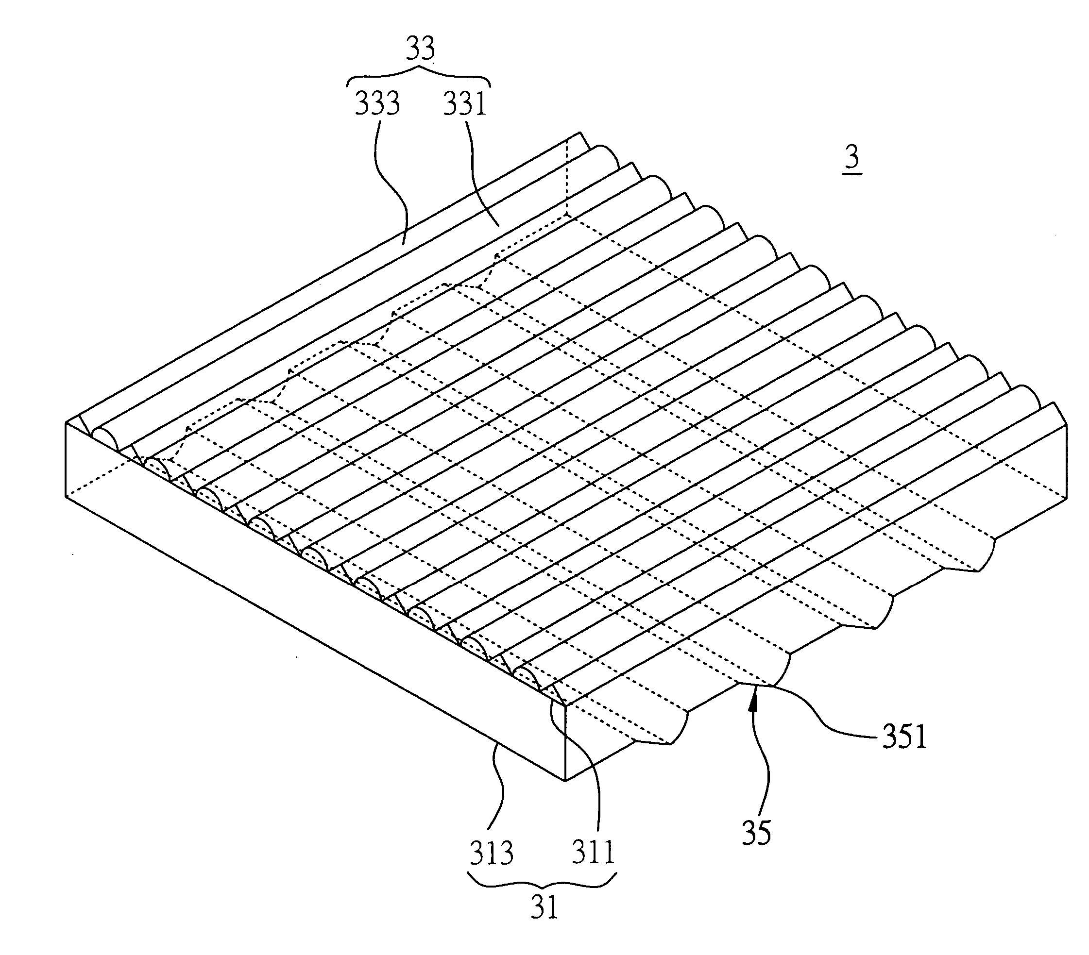 Light guide plate having two micro structures and back light unit having the light guide plate