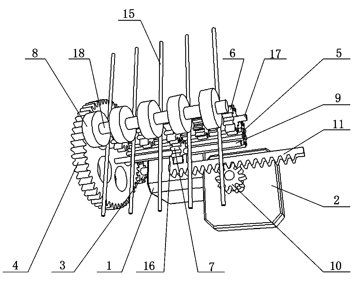 Multicolor three-dimensional forming device for 3D printer and forming method