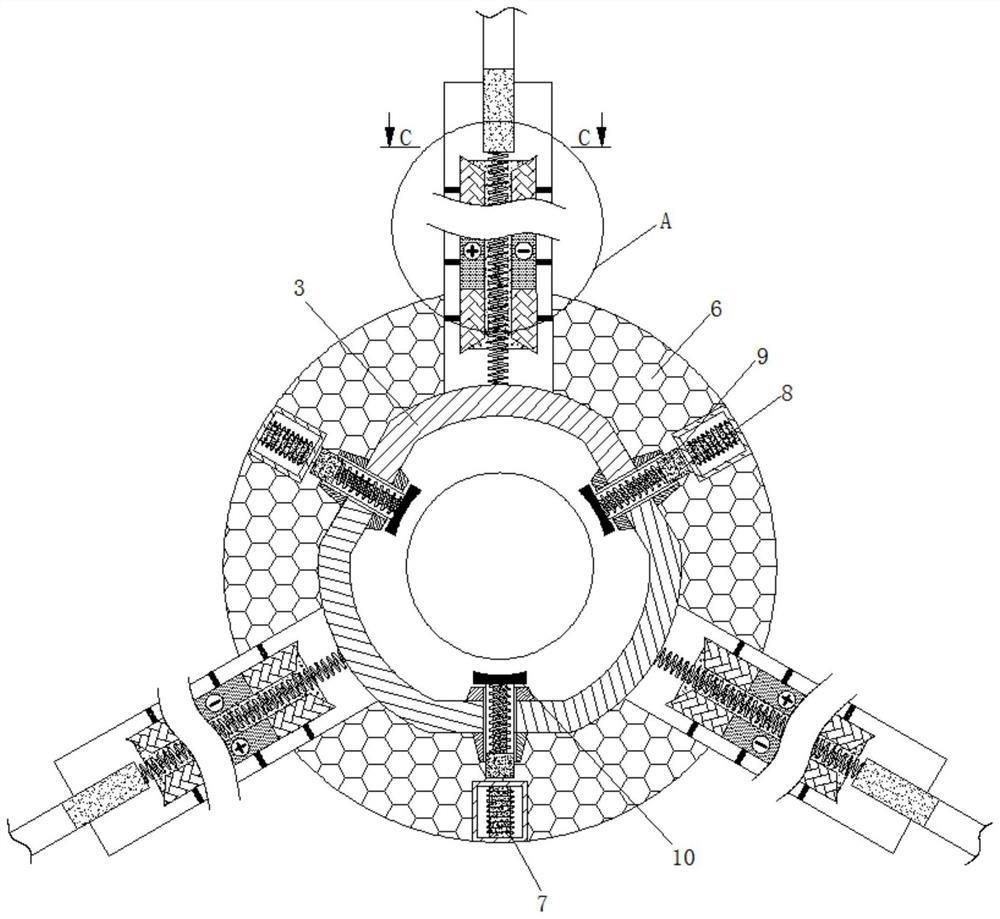 Energy-saving and environment-friendly tripod stable to use and capable of preventing strong wind