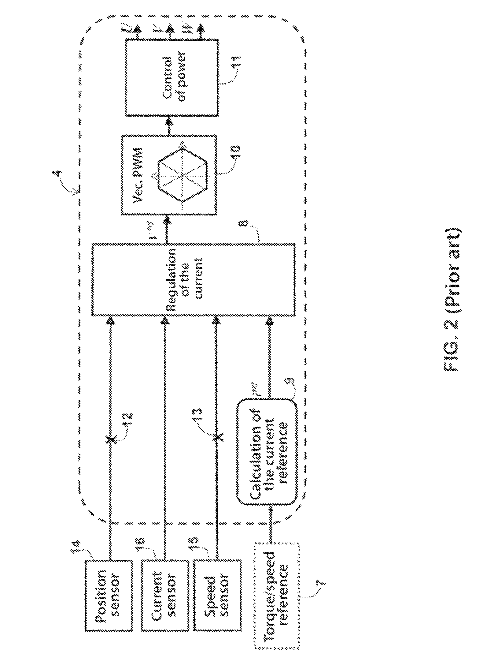 Method for estimating the angular position of the rotor of a polyphase rotary electrical machine, and application to the control of a polyphase inverter for such a machine