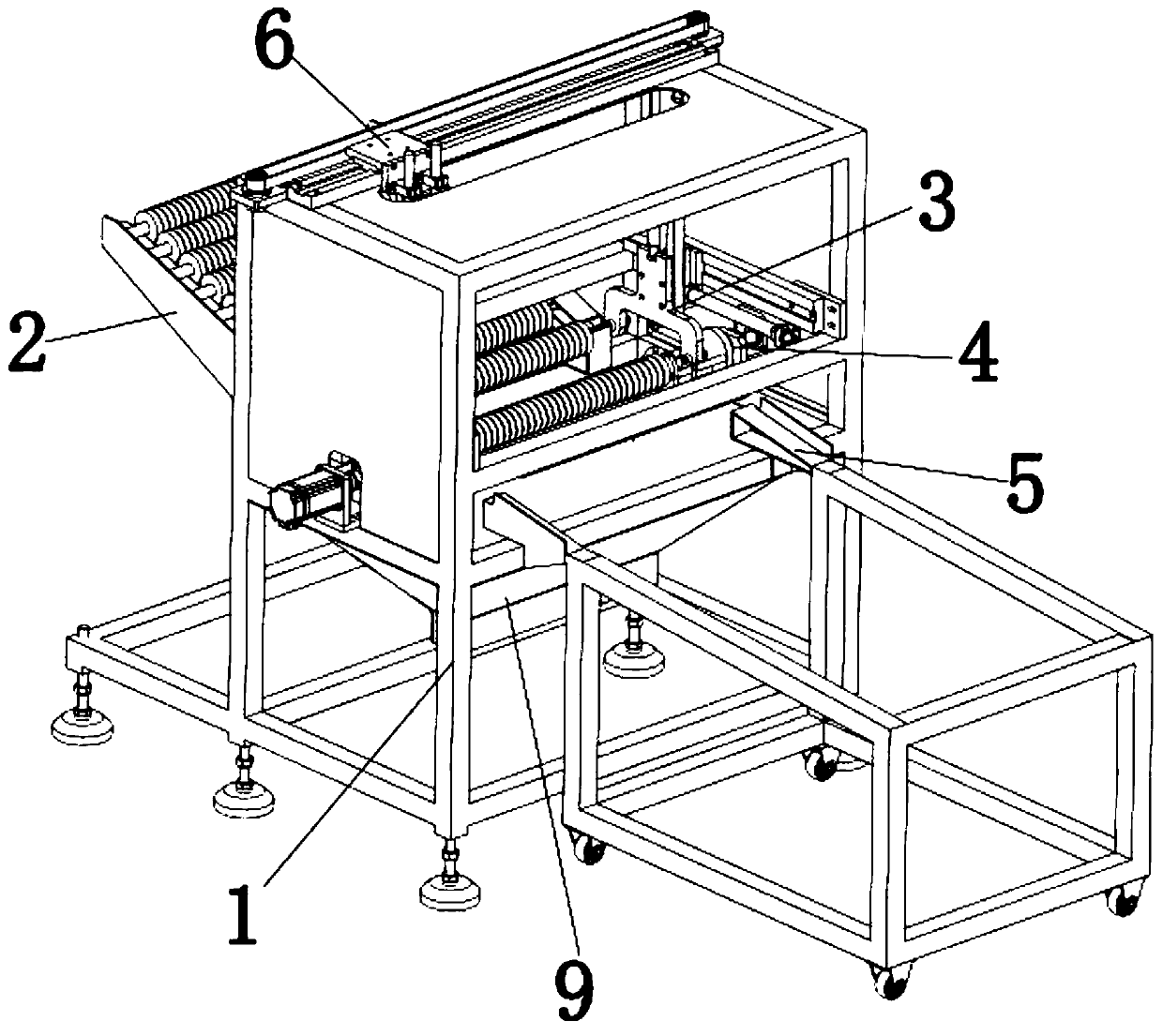 Glue spraying device for rollers