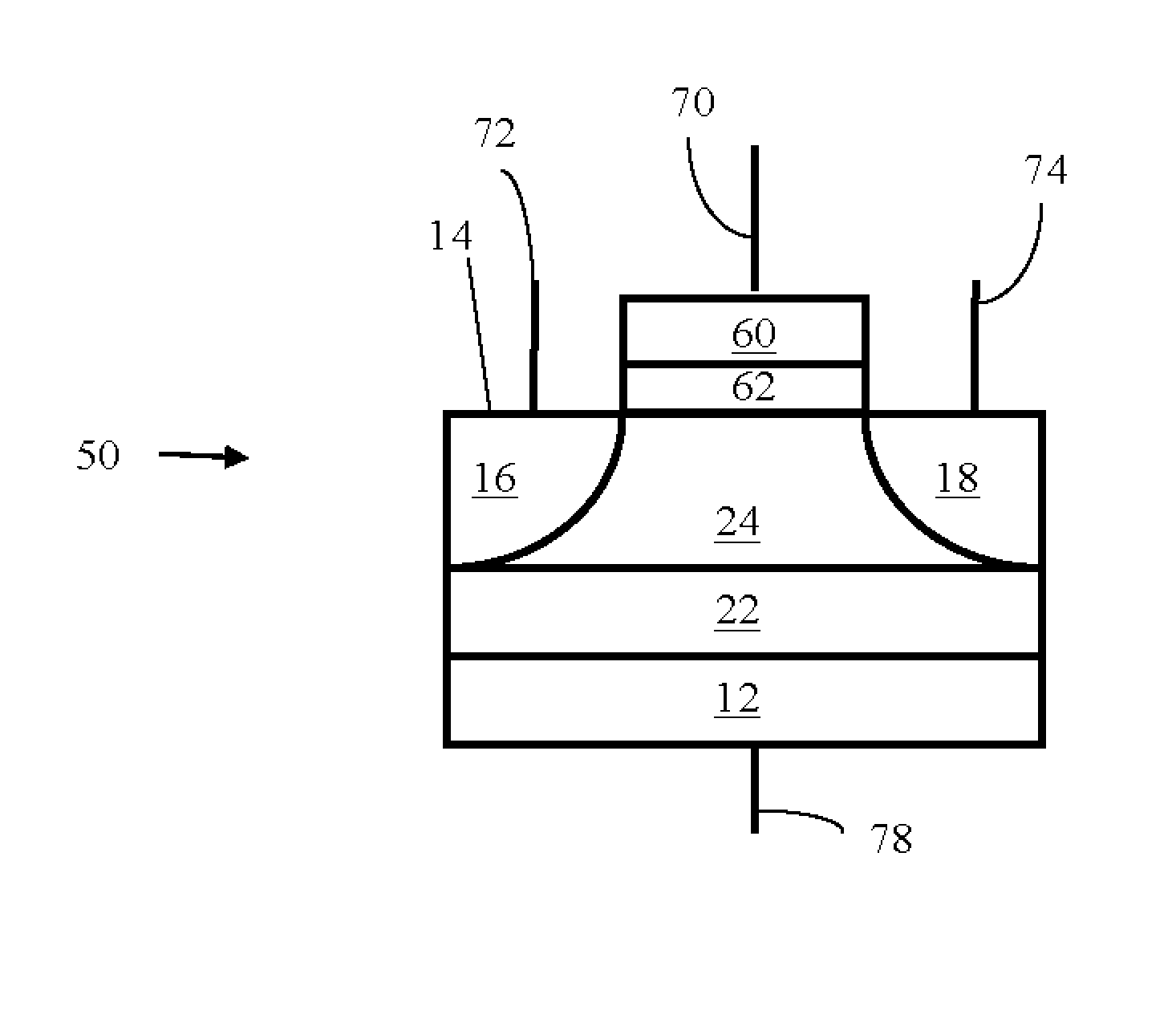 Compact semiconductor memory device having reduced number of contacts, methods of operating and methods of making