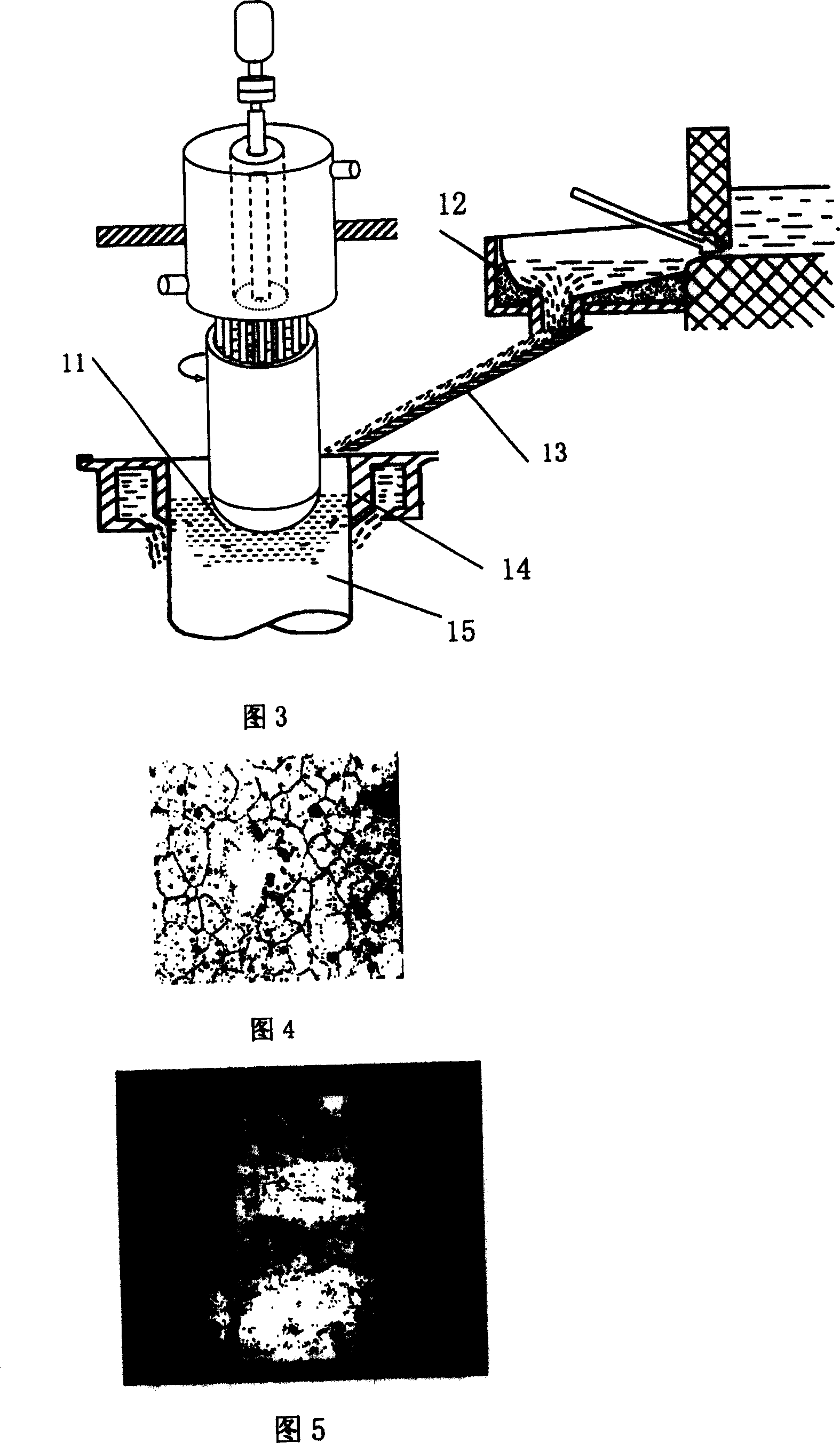 Semi-continuous casting method for light alloy and dedicated apparatus for implementing the same