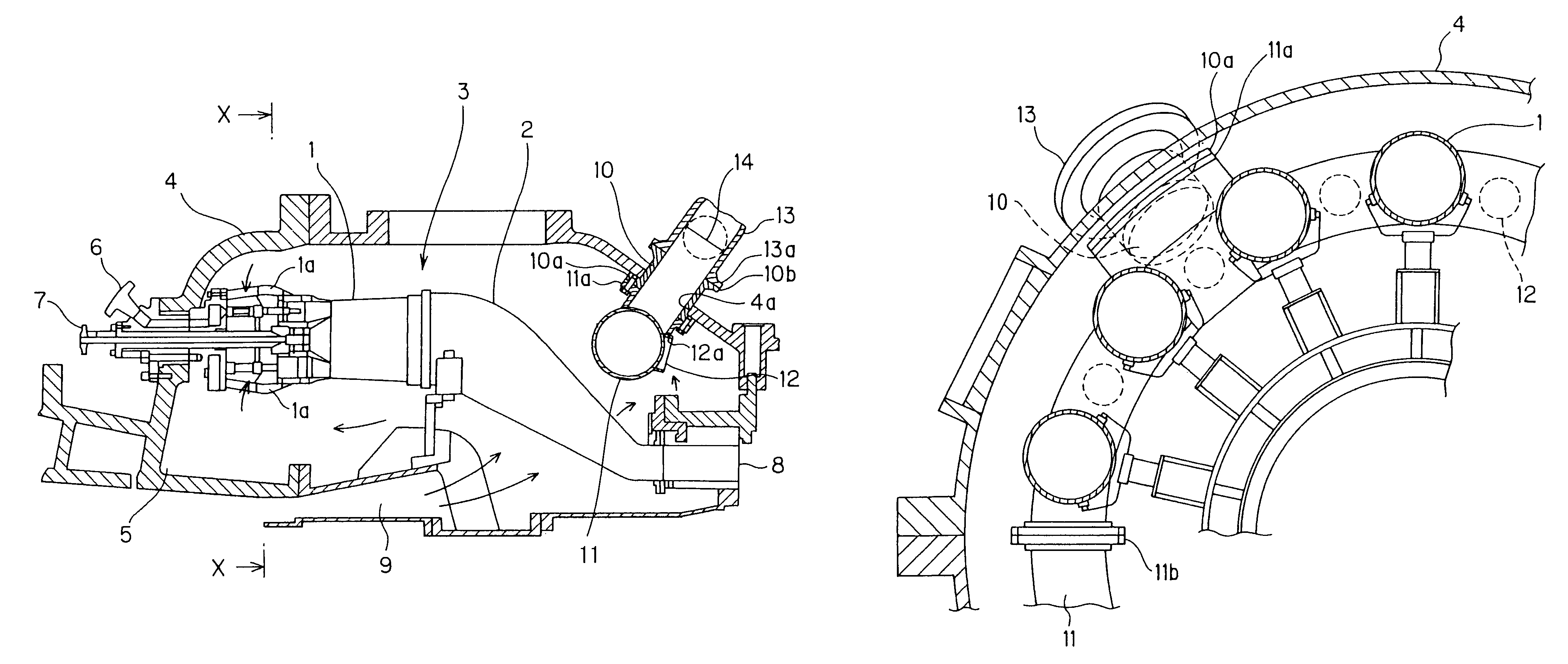 Gas turbine combustion apparatus