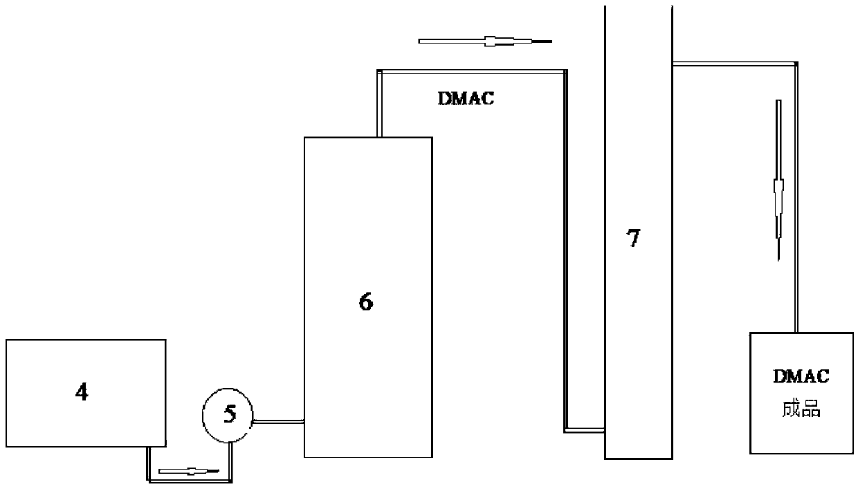 Device and method for recovering low-concentration spinning waste liquid produced during preparation of hollow fiber membrane