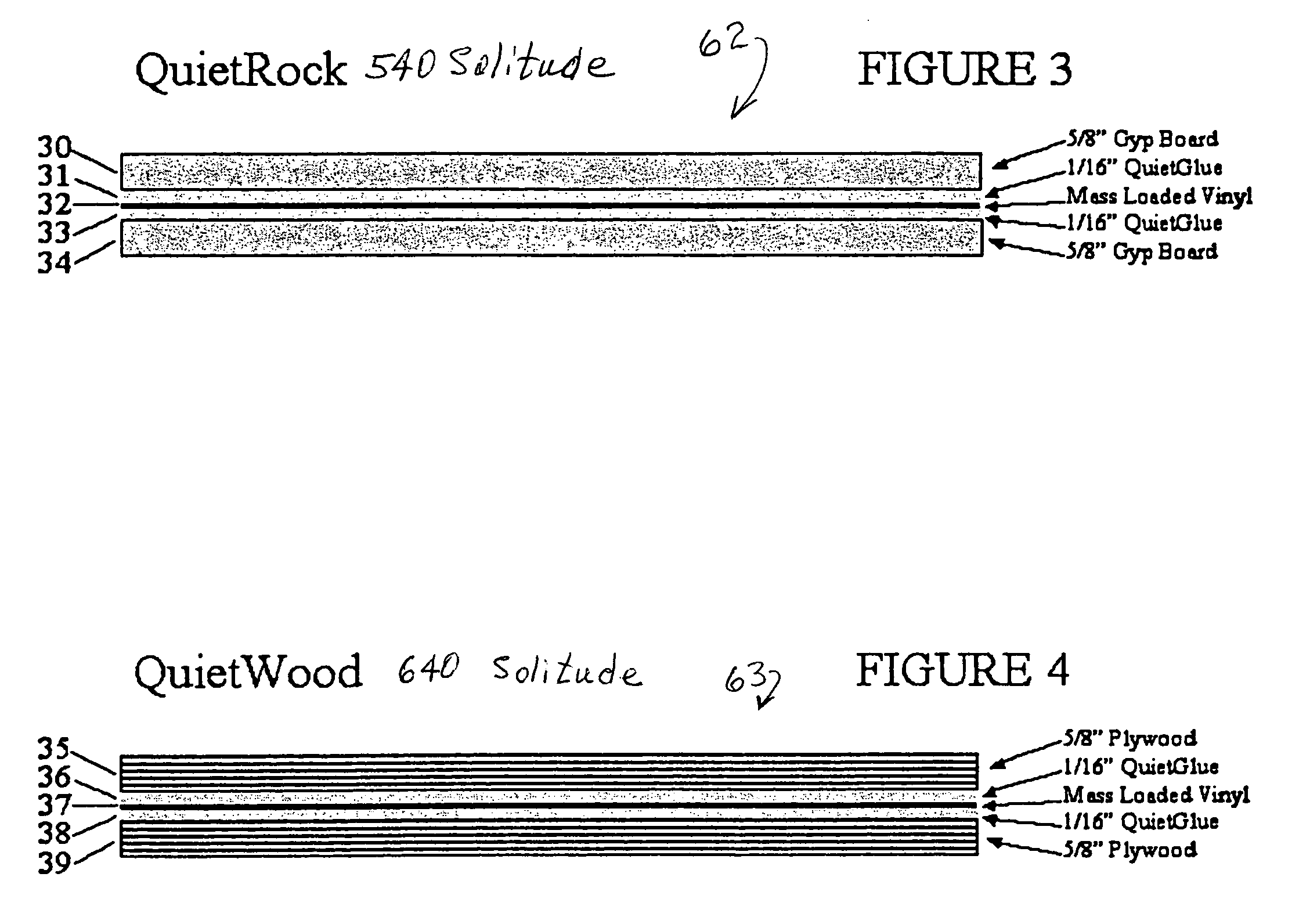 Soundproof assembly and methods for manufacturing same