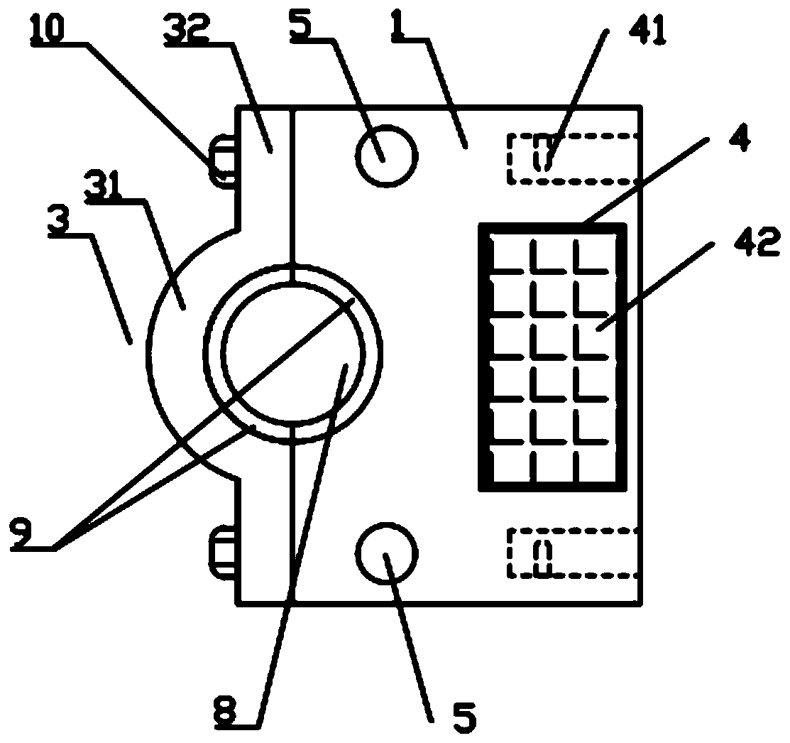 Keyboard type input coded lock made of aluminium magnesium alloy