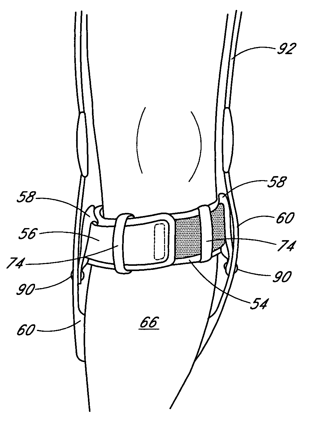 Orthopedic brace suspension system