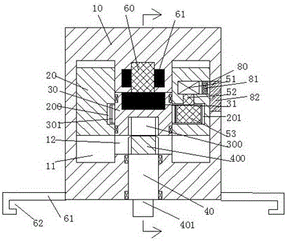 Novel type plate material cutting device