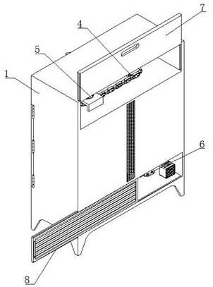 Clean type air drying device for food processing