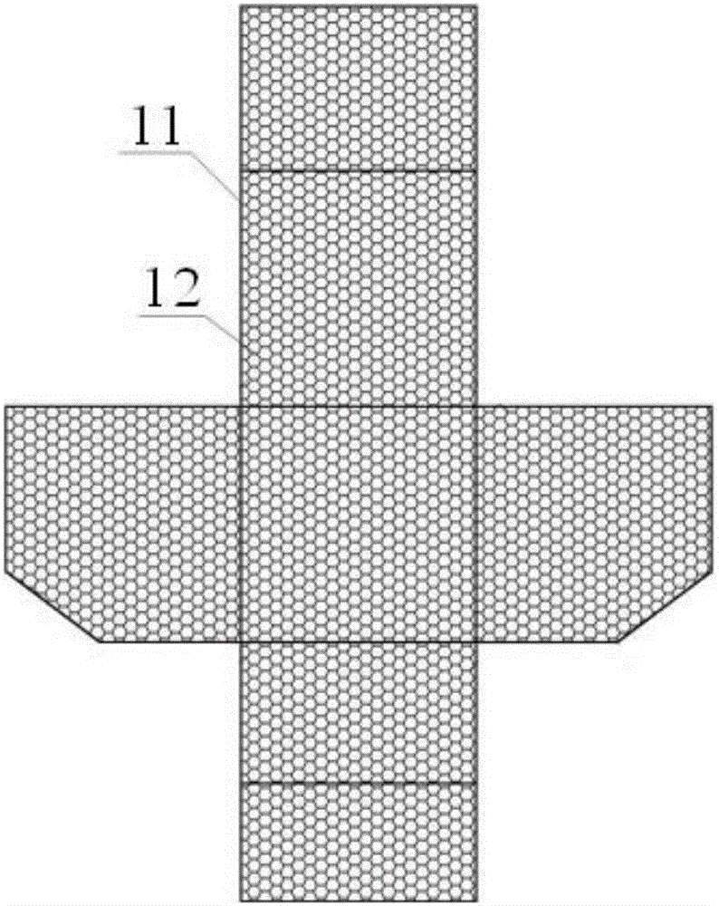 Modular biological permeable dam and construction method thereof