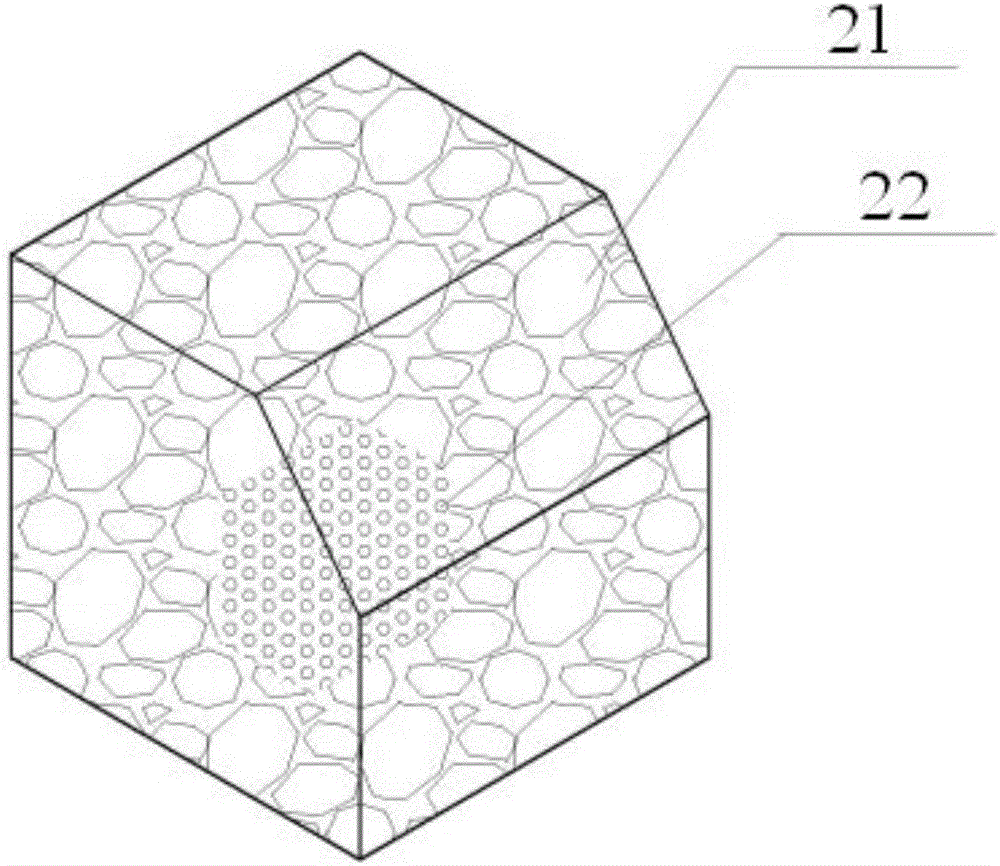 Modular biological permeable dam and construction method thereof