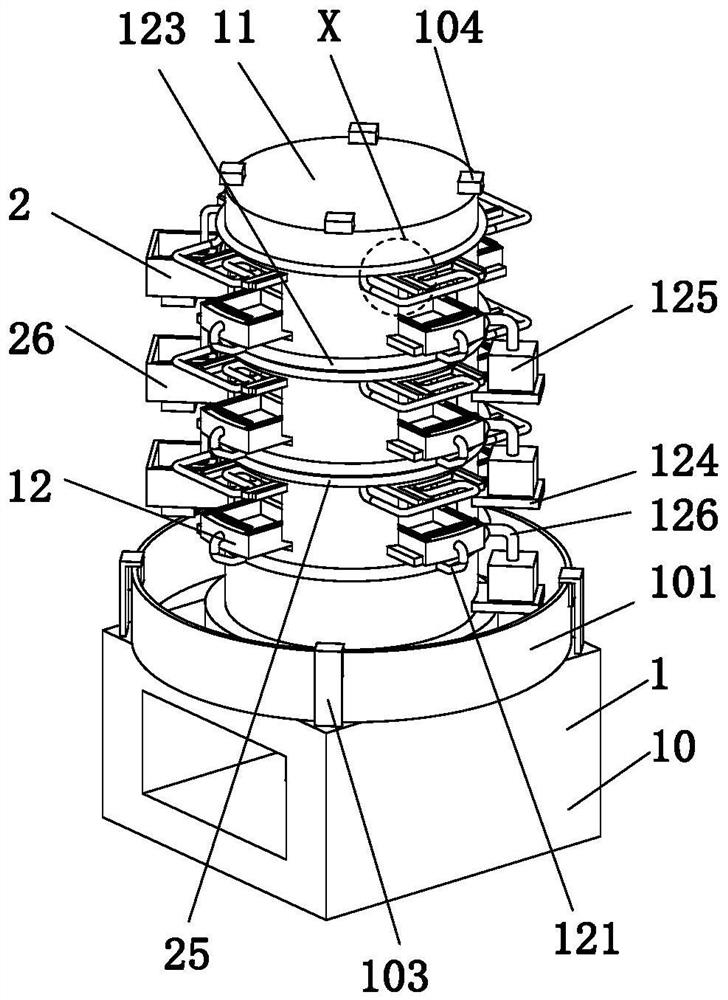 An ecological farm crop drip irrigation cultivation device