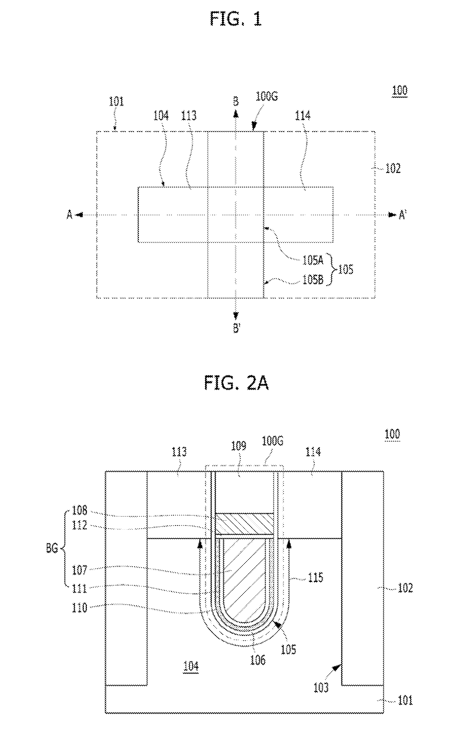 Semiconductor device having buried gate structure and method for manufacturing the same, memory cell having the same and electronic device having the same