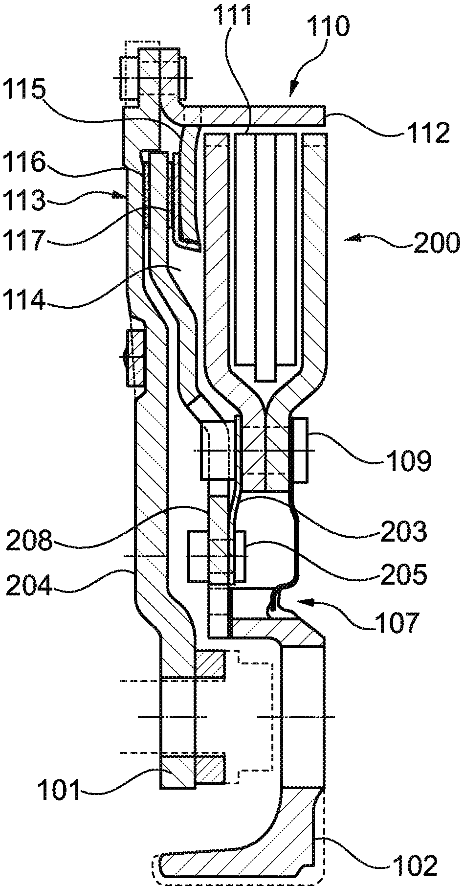 Decoupled centrifugal pendulum for a device for transmitting torque