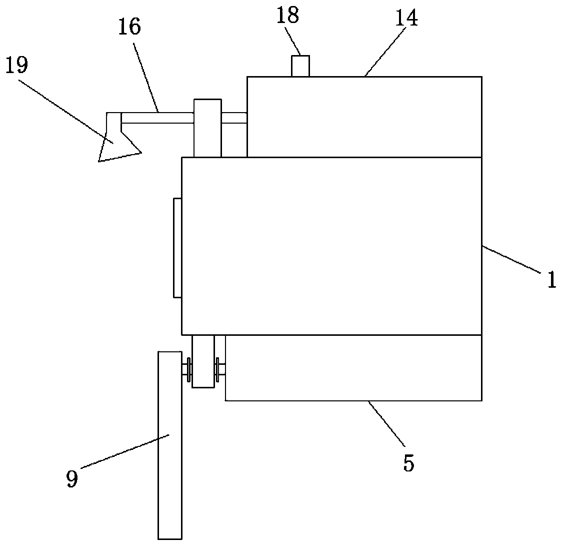 A car headlight with dust removal function