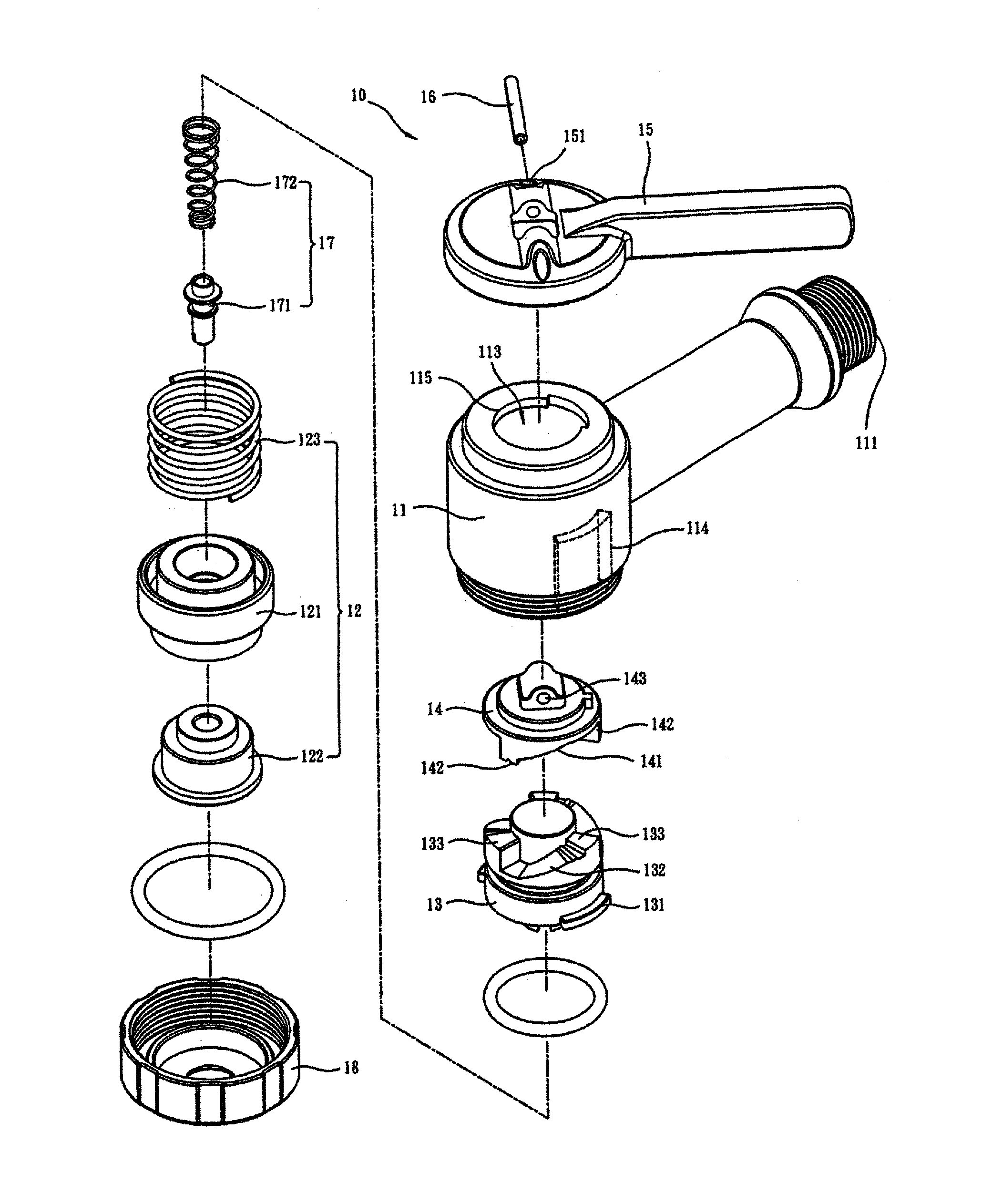 Horizontally-triggerable inflation connector