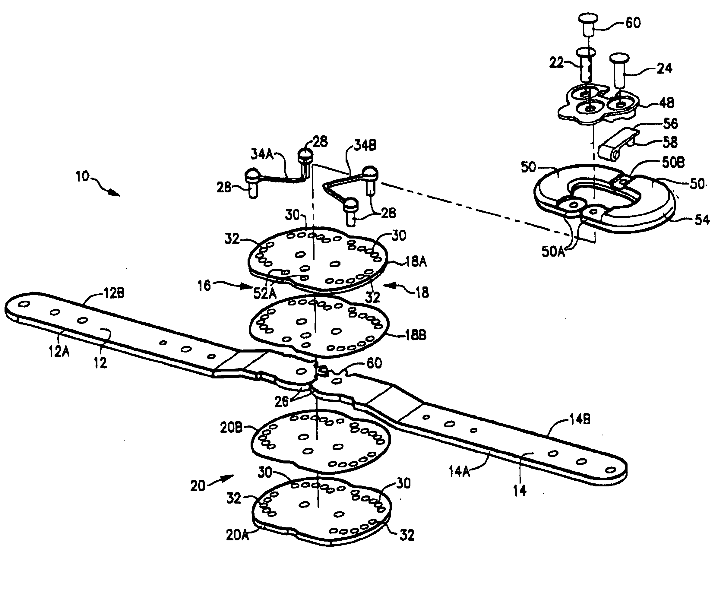 Orthopedic polycentric hinge