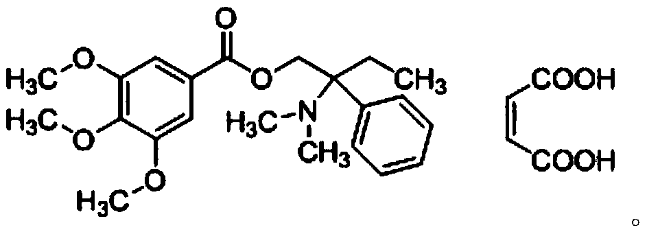 Trimebutine maleate dispersible tablet and preparation method thereof