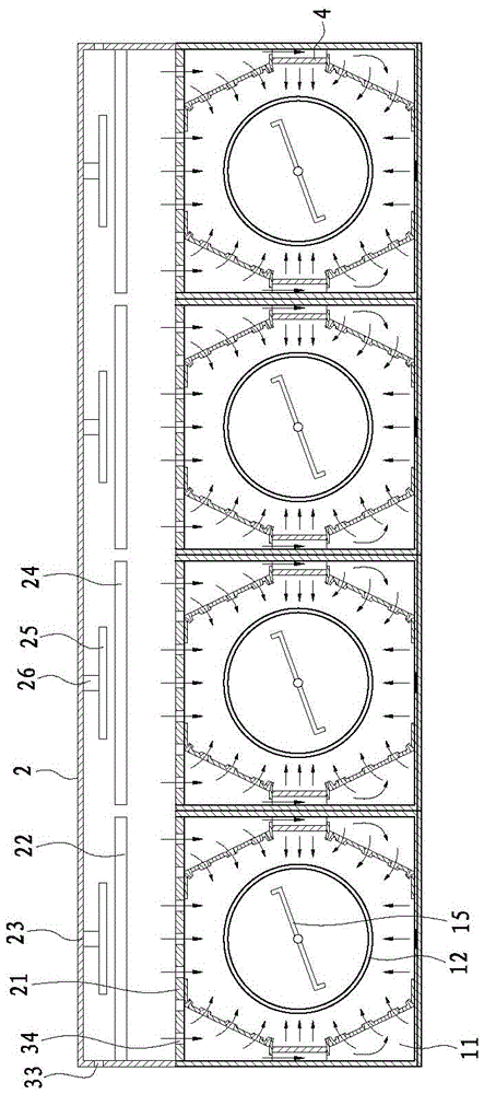 Air energy cooking device and safe food processing method