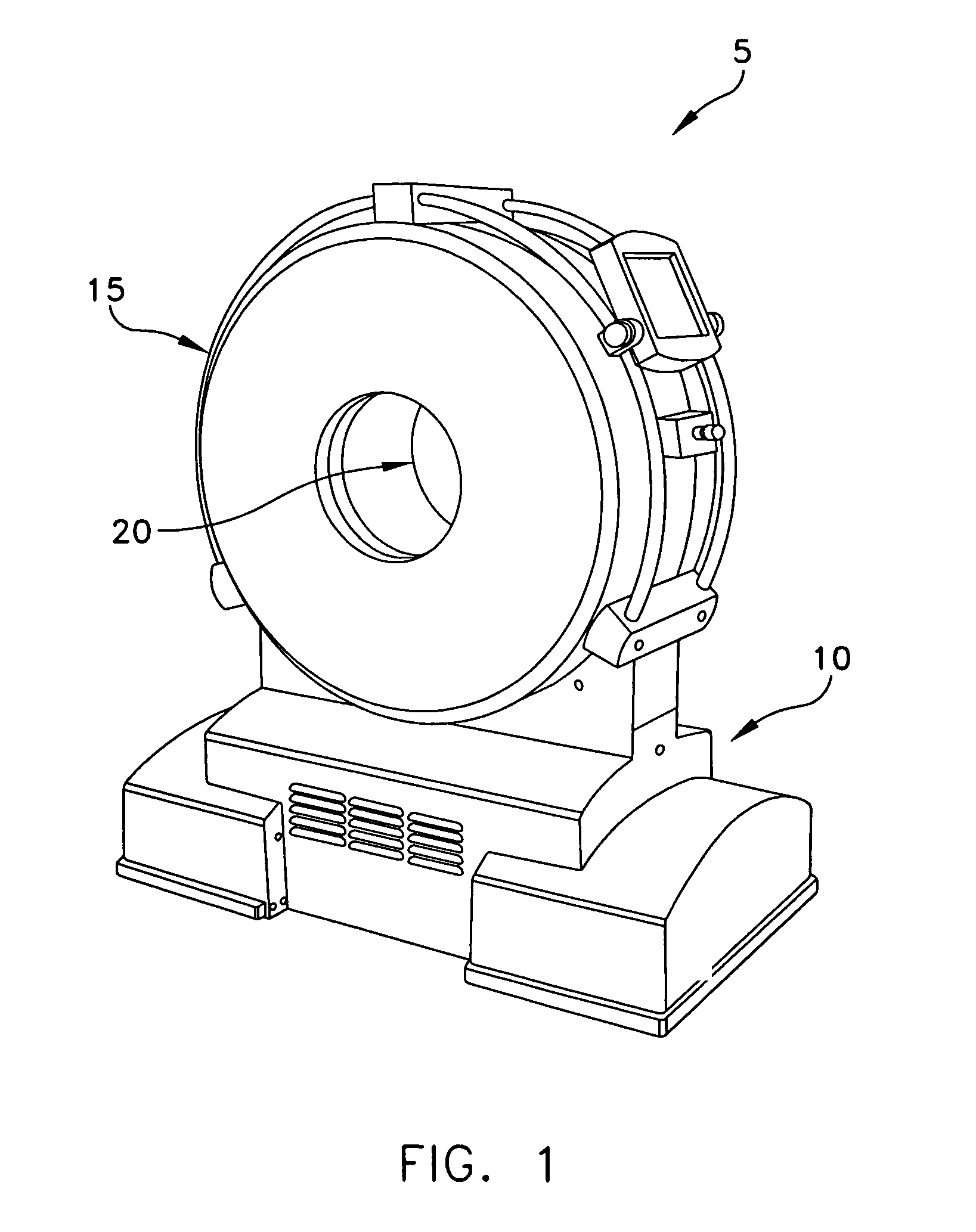 Transportable anatomical imaging system with radiation-protective curtains