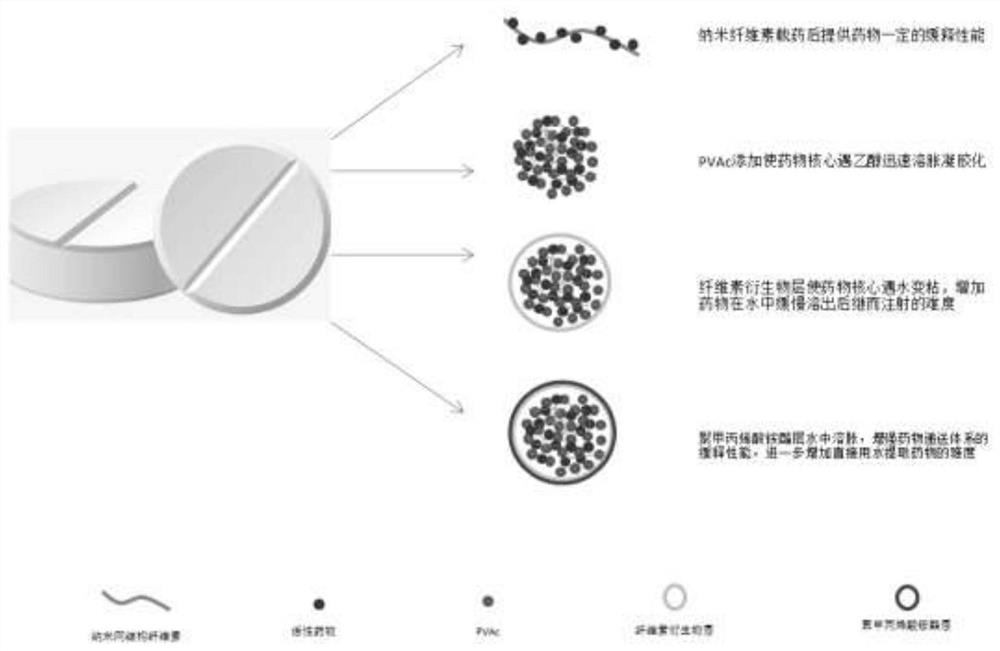 A kind of anti-abuse oral sustained-release opioid tablet and preparation method thereof